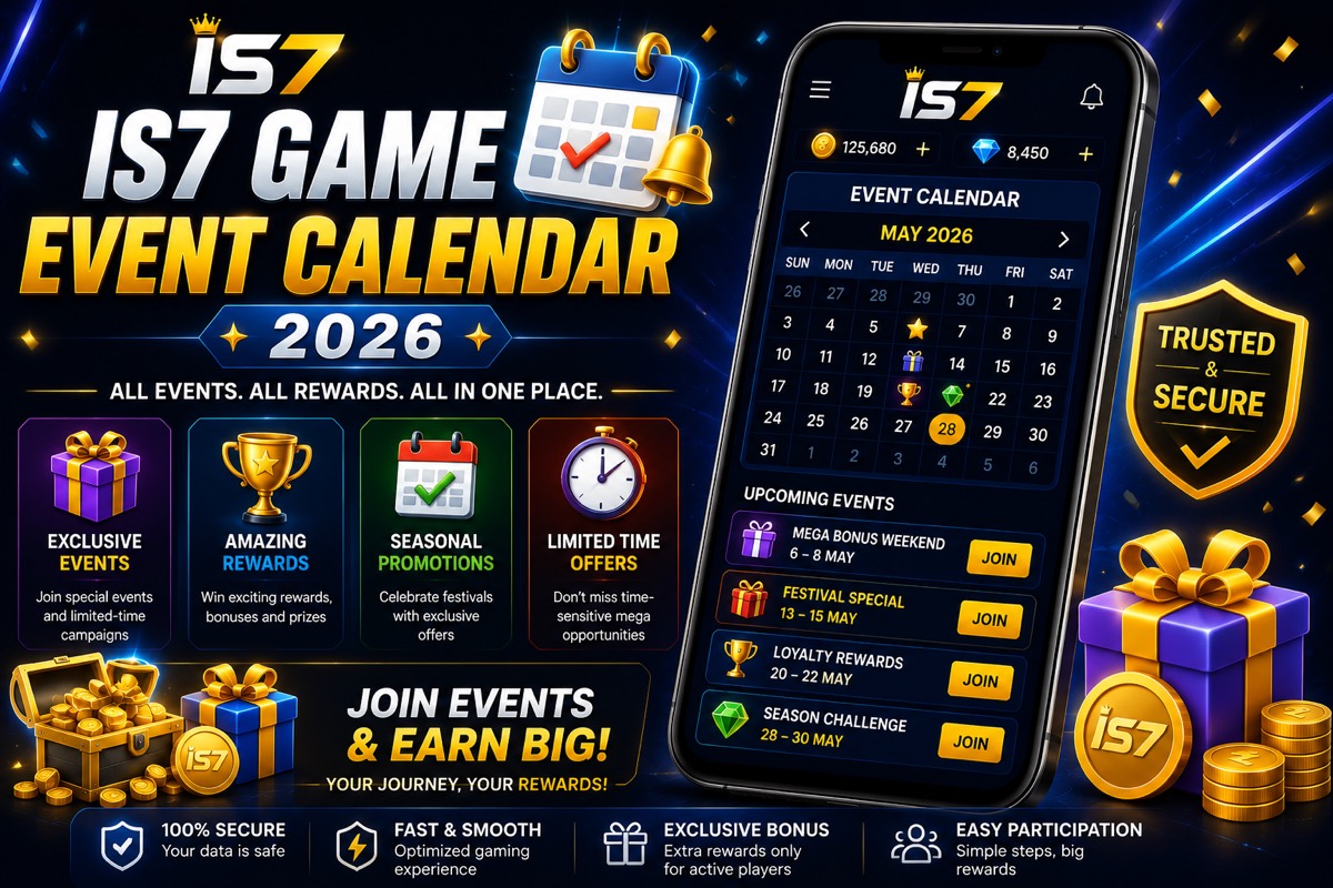 IS7 Game guide illustration for IS7 Game Event Calendar 2026: Seasonal Events, Rewards & Bonus Campaigns